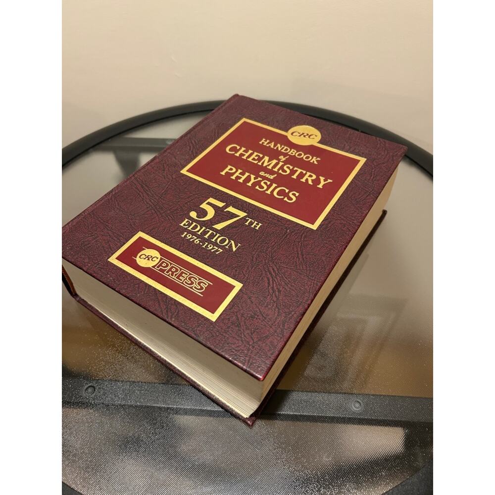 CRC Handbook of Chemistry and Physics 57th edition 1976-1977